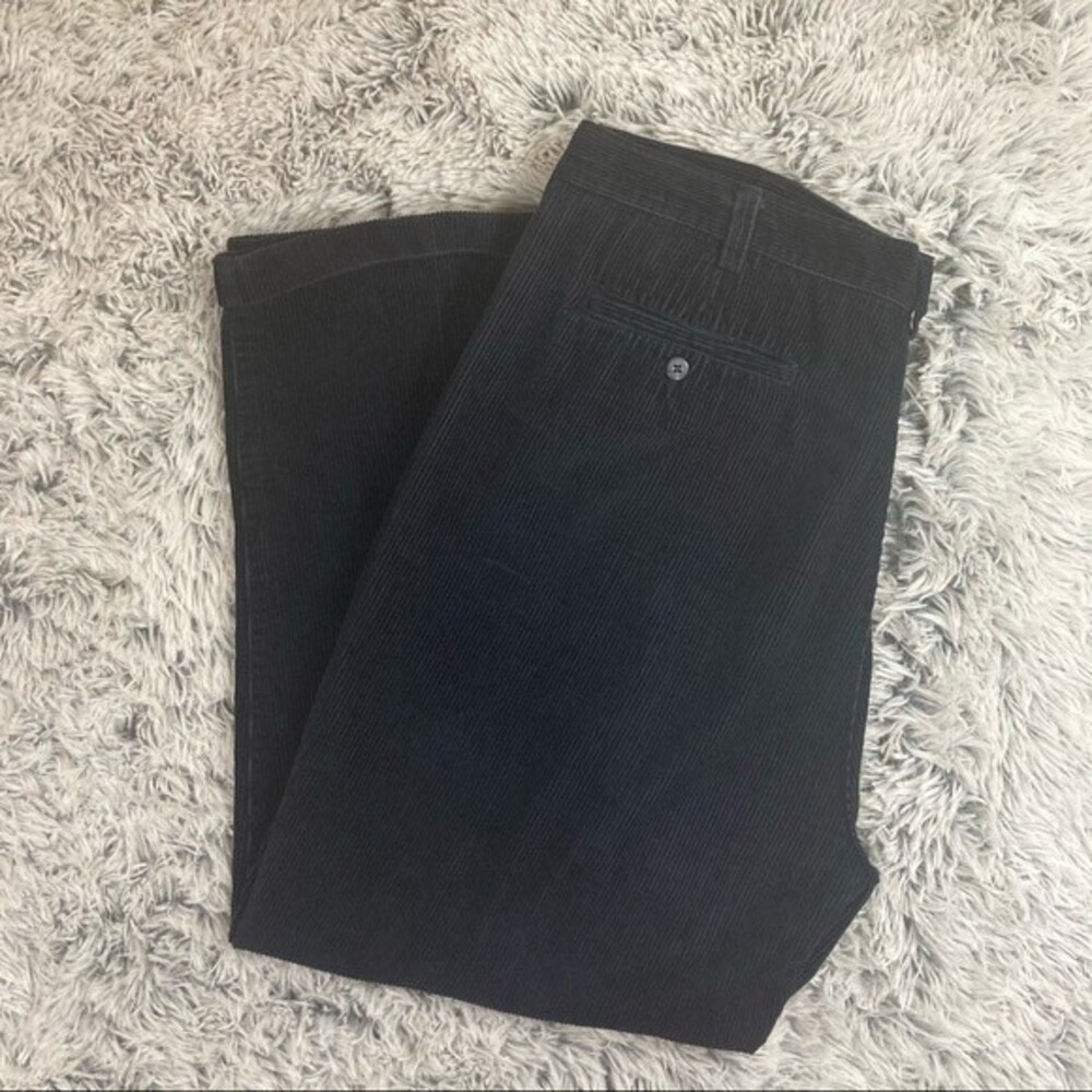 Trust Pour Homme Ribbed Navy Dress Slacks